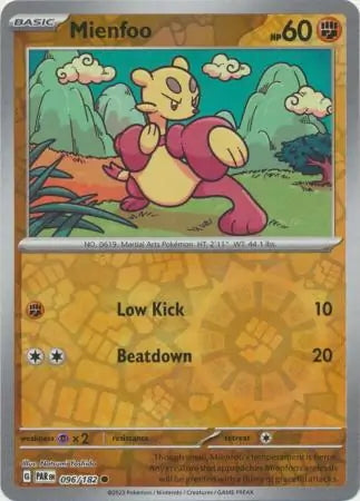 Paradox Rift Mienfoo #96/182 reverse holo